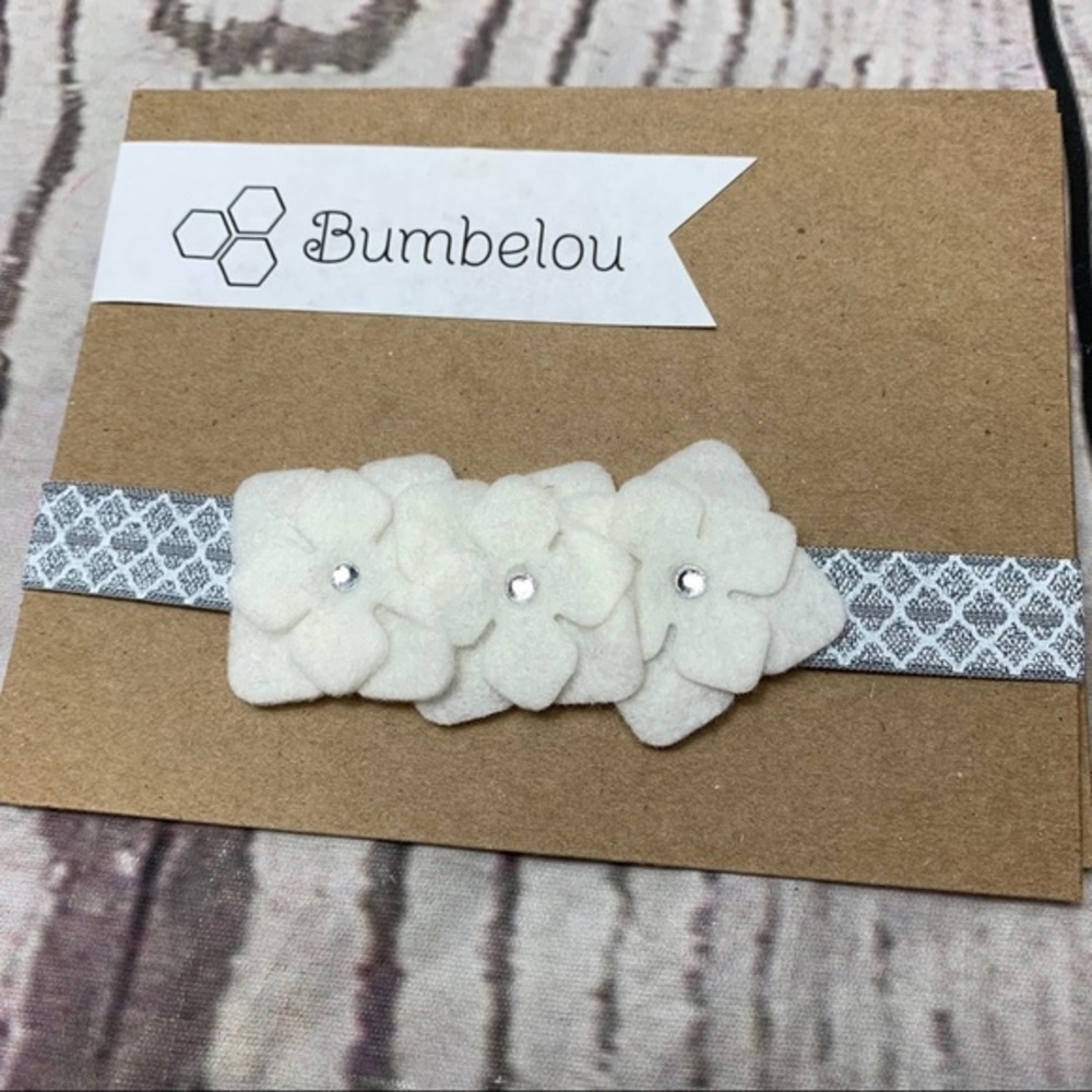 Bumbelou Floral Infant/Baby Elastic Headband